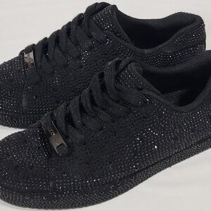 Lucky Step Platform Air-Cooled Black Womens Sneakers Size 8